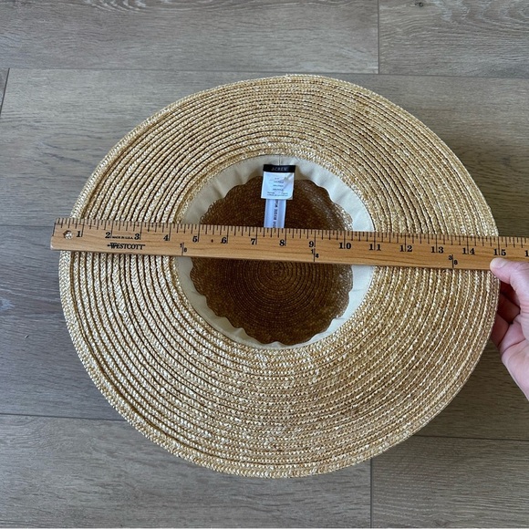 J. Crew 100% Straw Summer Hat S/M - Picture 5 of 10